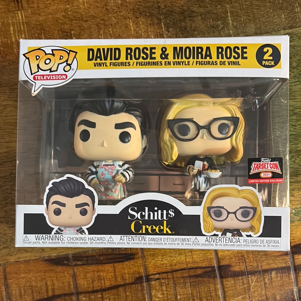 Funko Pop! Schitt's Creek David Rose & Moira Rose 2-Pack